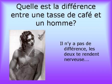 les hommes ou le cafer????